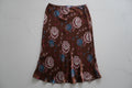 Blugirl Blumarine Floral Handkerchief-Hem Midi Skirt