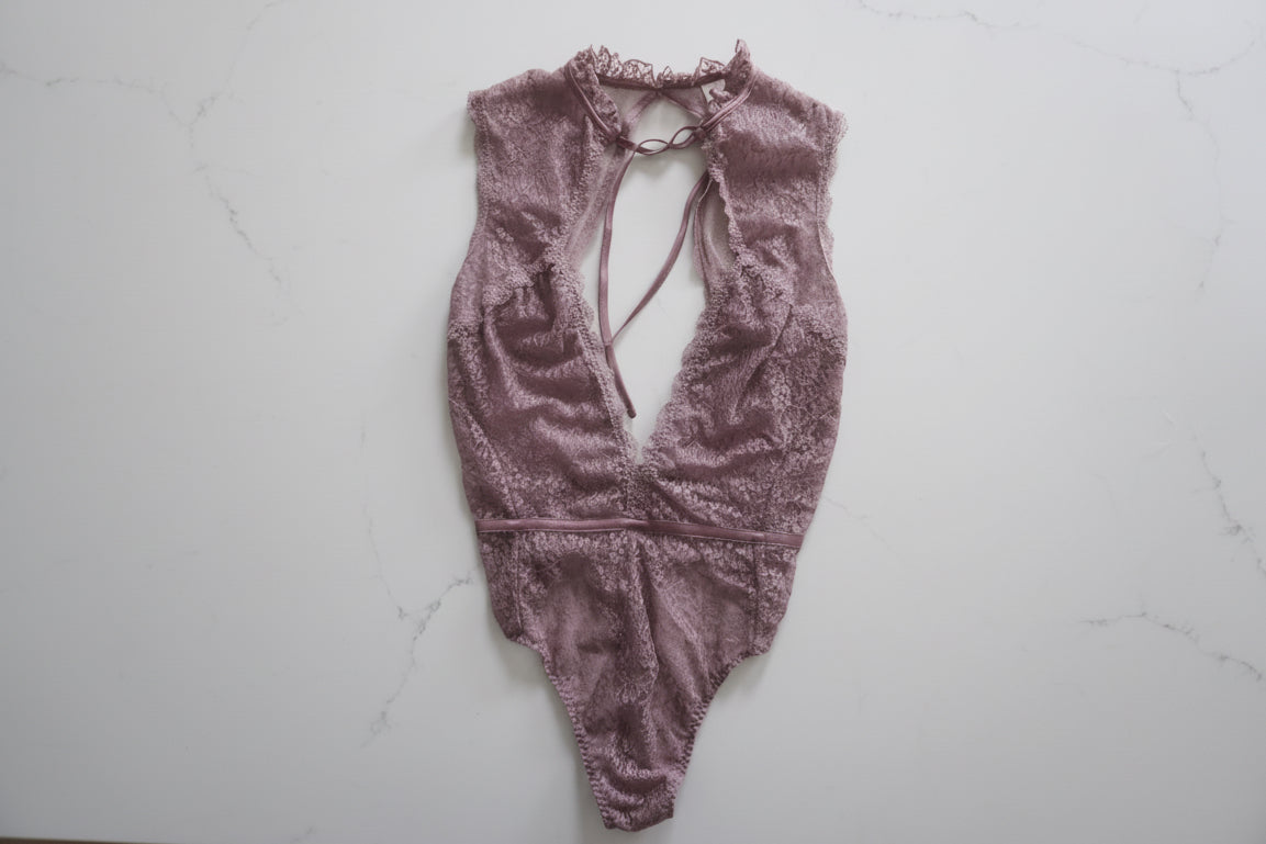 Victoria’s Secret Mushroom Lace Teddy