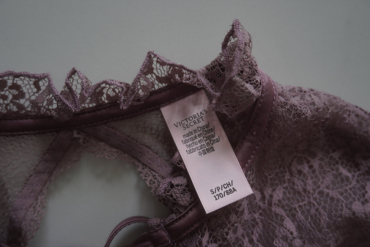 Victoria’s Secret Mushroom Lace Teddy