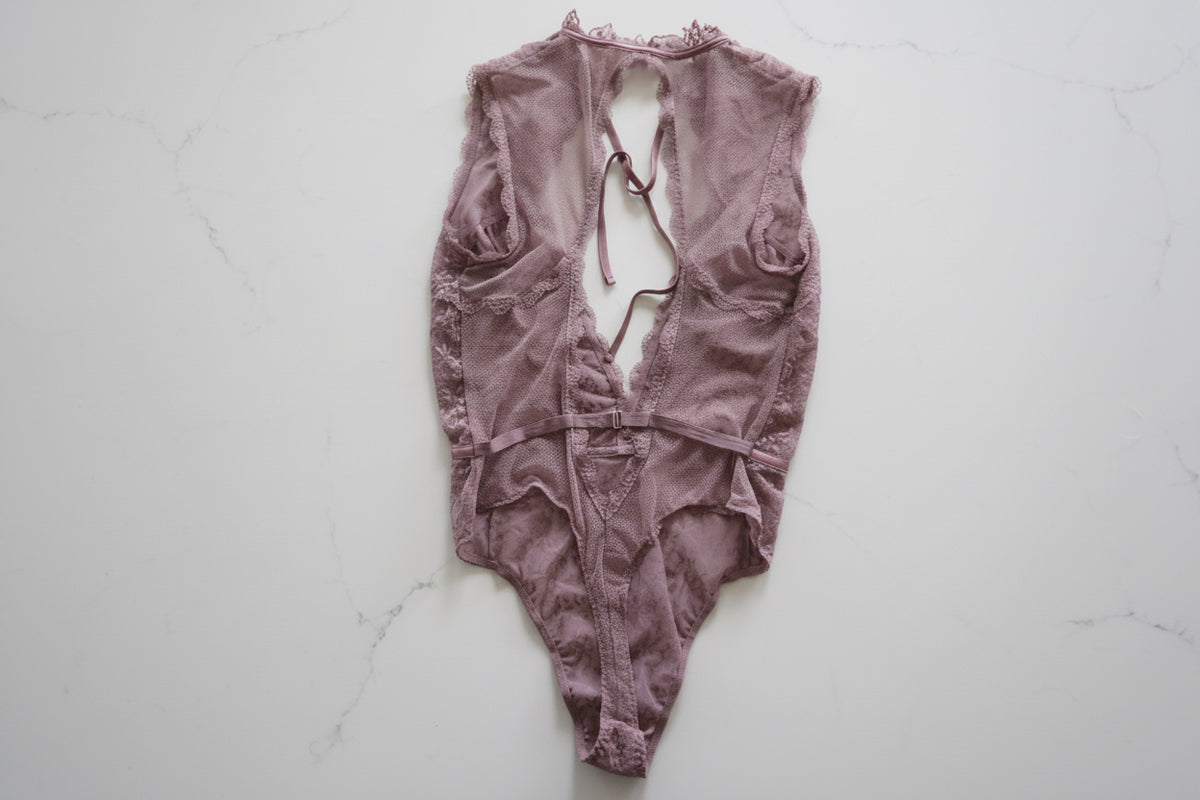 Victoria’s Secret Mushroom Lace Teddy