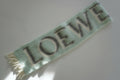 Loewe Logo-Print Mohair & Wool Mint Scarf