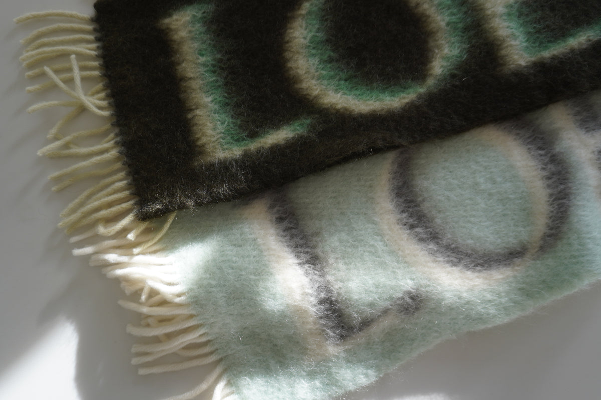 Loewe Logo-Print Mohair & Wool Mint Scarf