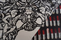 Prada Archival Lipstick-Print Silk Scarf